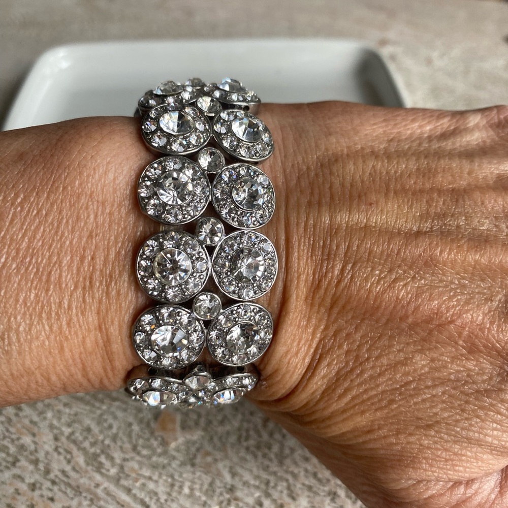 Art Deco style Rhinestone Ann Taylor Bracelet